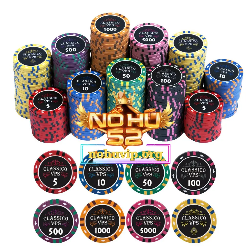 Bộ Chip Poker thường dùng trong các casino
